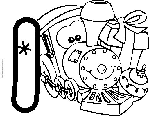 Coloriage Alphabet : lettre "I" 
