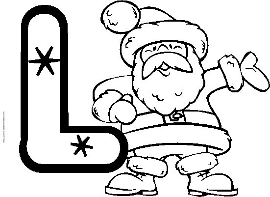 Coloriage Alphabet : lettre "L" 
