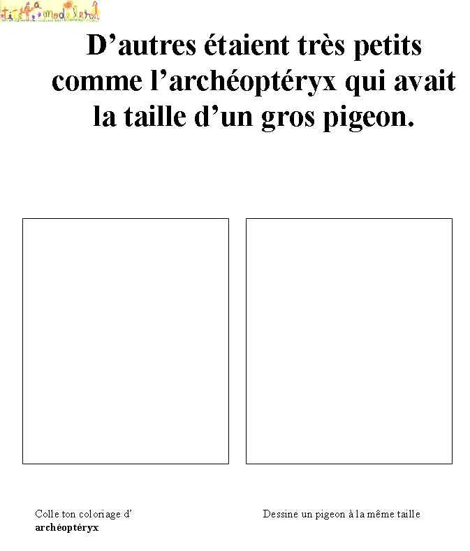 Imprimer la page 3 du livre sur les dinosaures
