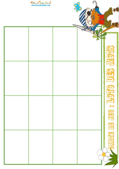 Carte de jeu 42 : pirate 