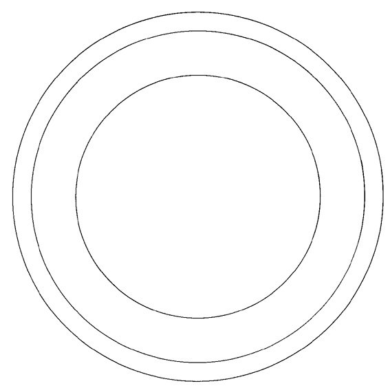 Mod&egrave;le de mandala vierge &agrave; imprimer
