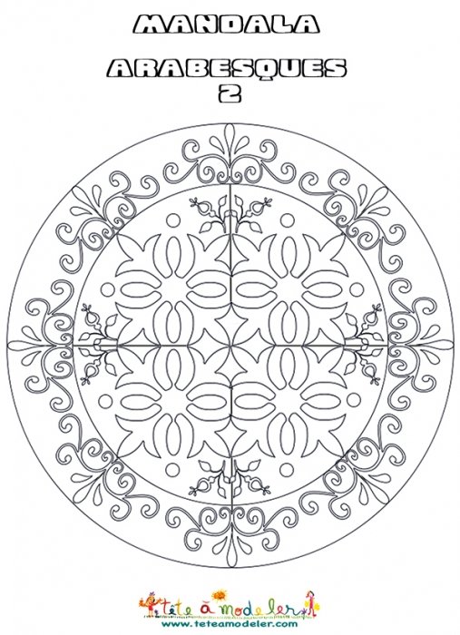 Mandala arabesques anciennes