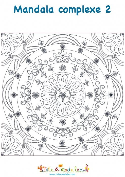 Mandala aérien complexe N°2