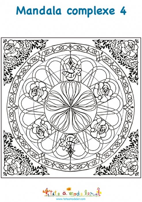 Mandala complexe 4