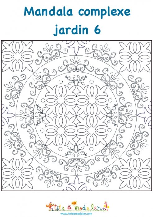 Mandala jardin andalou