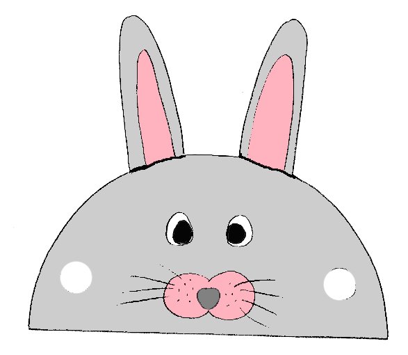 Mod&egrave;le de marionnette lapin pour b&eacute;b&eacute;

