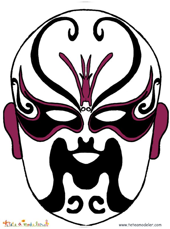 masque asiatique fait maison
