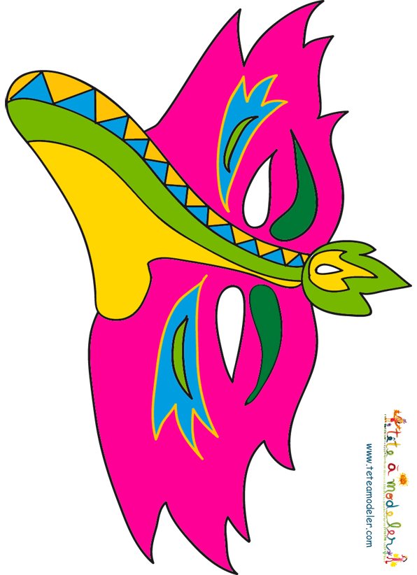 Masque bec d'oiseau
