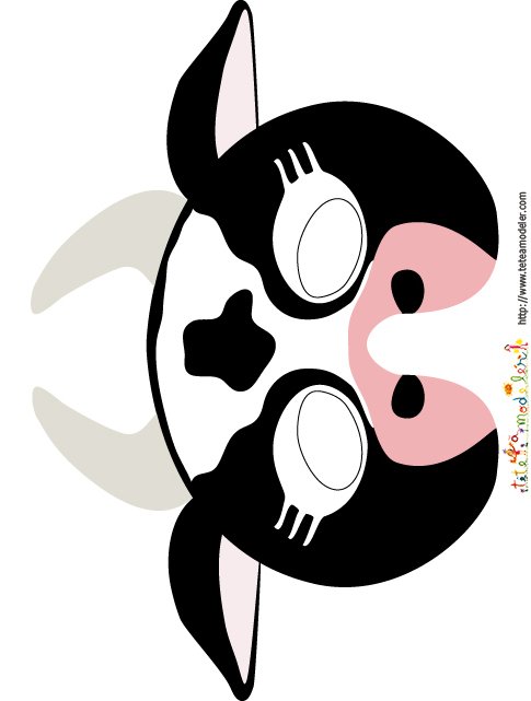 masque de vache

