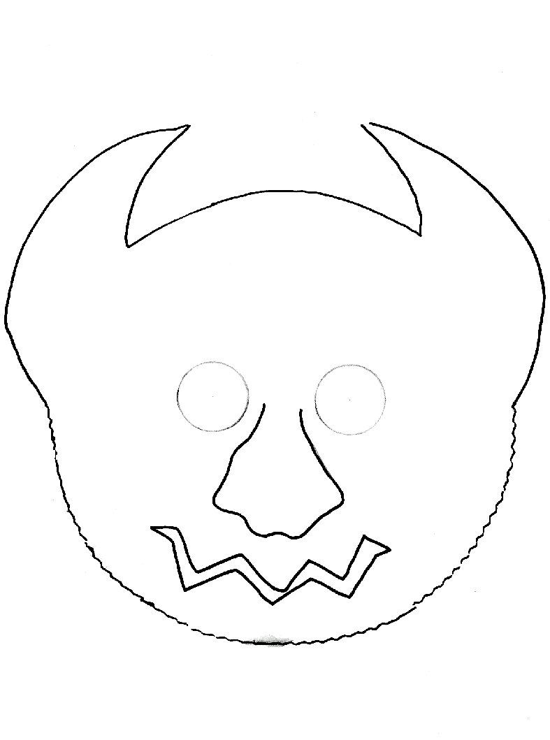 Masque de diable mod&egrave;le
