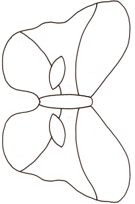 gabarits masque de papillon 
