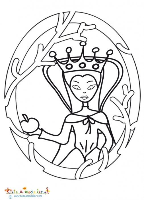 Portrait de la méchante reine