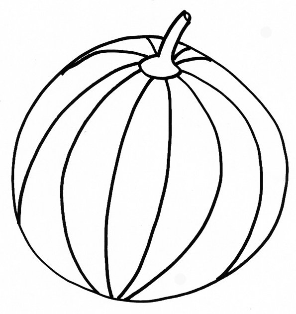 coloriage d'un melon
