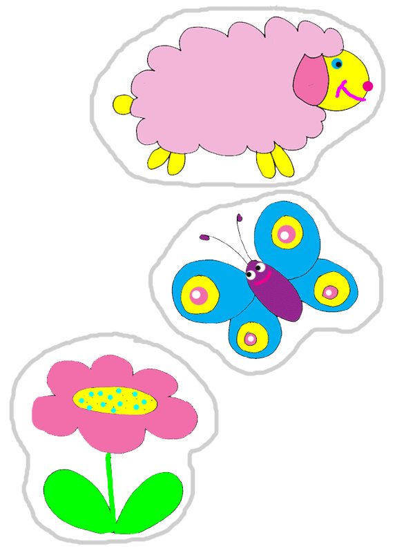 Mod&egrave;le de mobile  animaux pour b&eacute;b&eacute;
