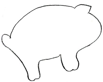 Mod&egrave;le du mobile  man&egrave;ge enchant&eacute; cochon
