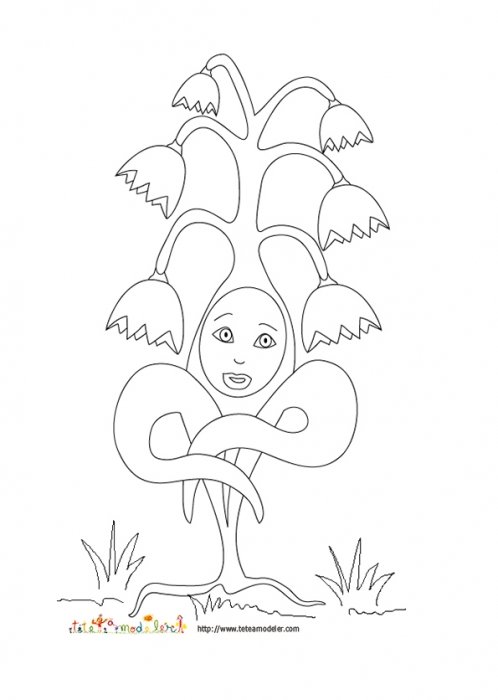 Coloriage monsieur Muguet