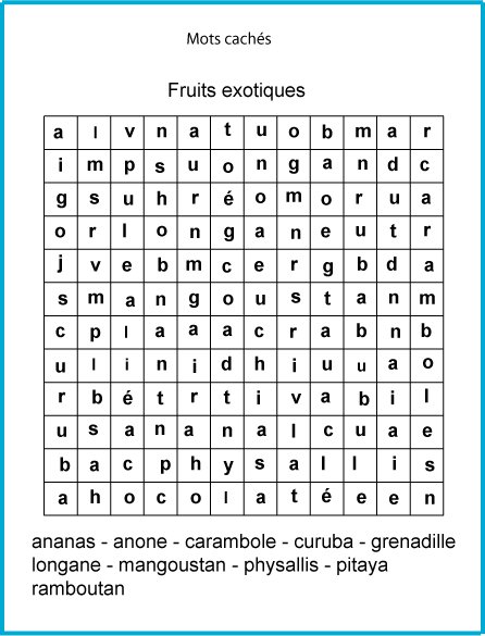 grille de jeu de mots cach&eacute;s N&not;&infin;11
