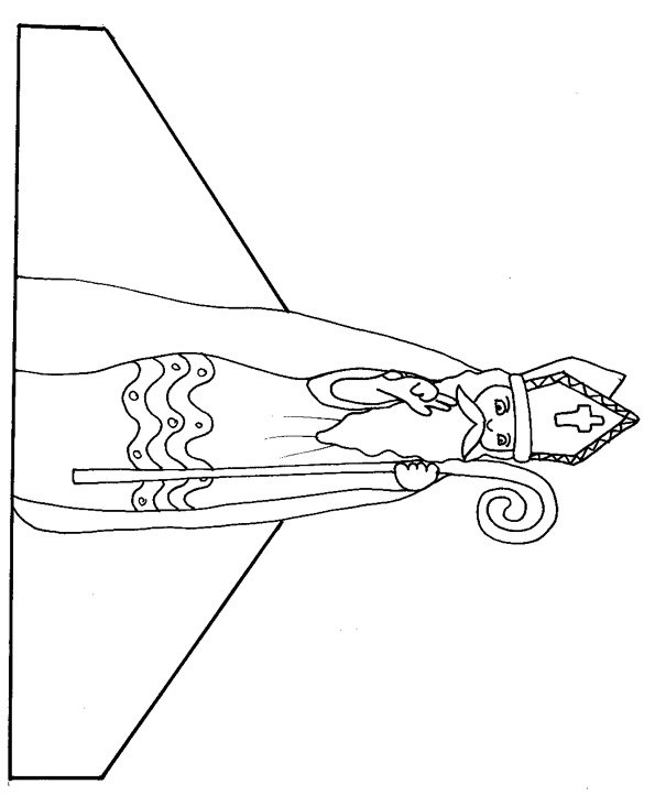 saint nicolas &agrave; d&eacute;couper
