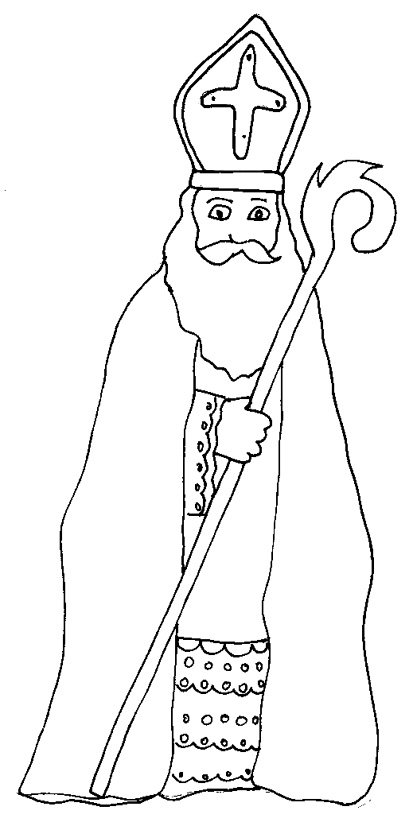 coloriage saint nicolas
