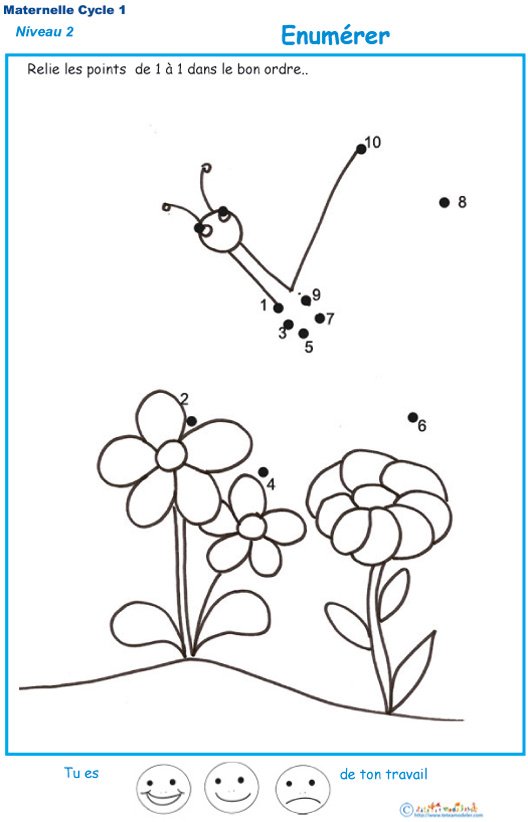 Imprimer le dessin &agrave; points de 1 &agrave; 10 - Dessin 3
