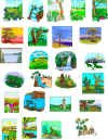 Motifs pour fabriquer un jeu de l'oie classique 2
