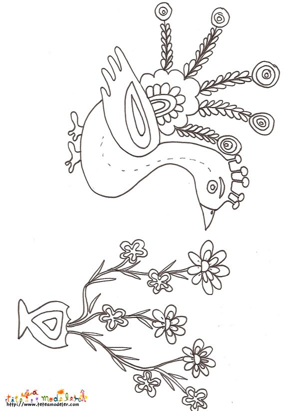 Coloriage oiseau
