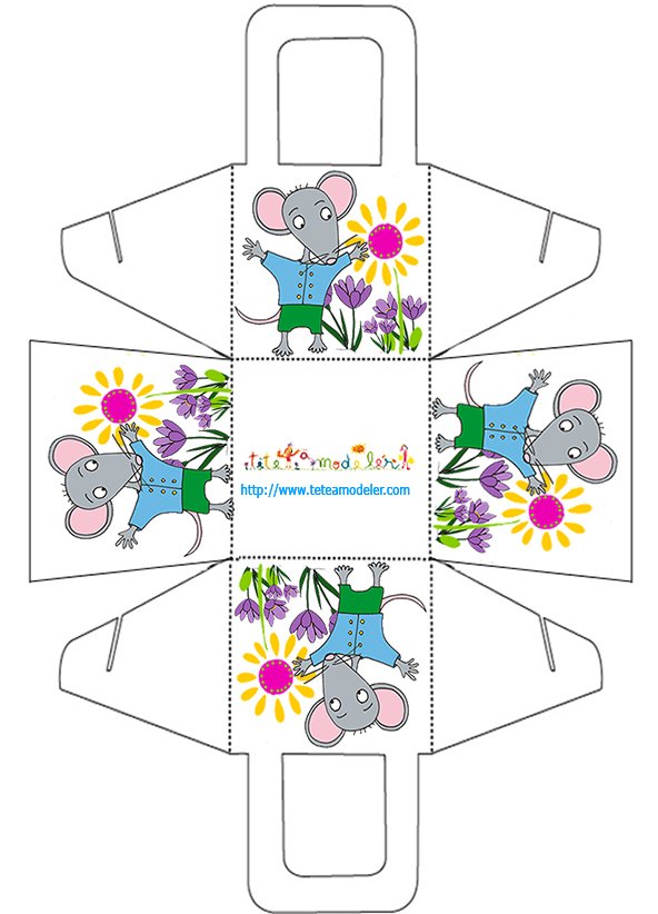 Panier cadeau Mimi souris
