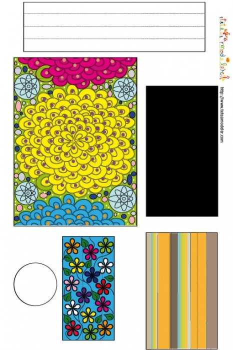 Kit papier japonais à imprimer pour poupée japonaise