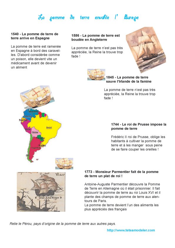 Histoire de la pomme de terre page 2
