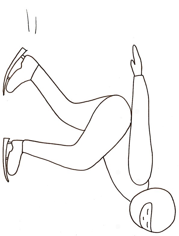 coloriages patinage sur glace vitesse
