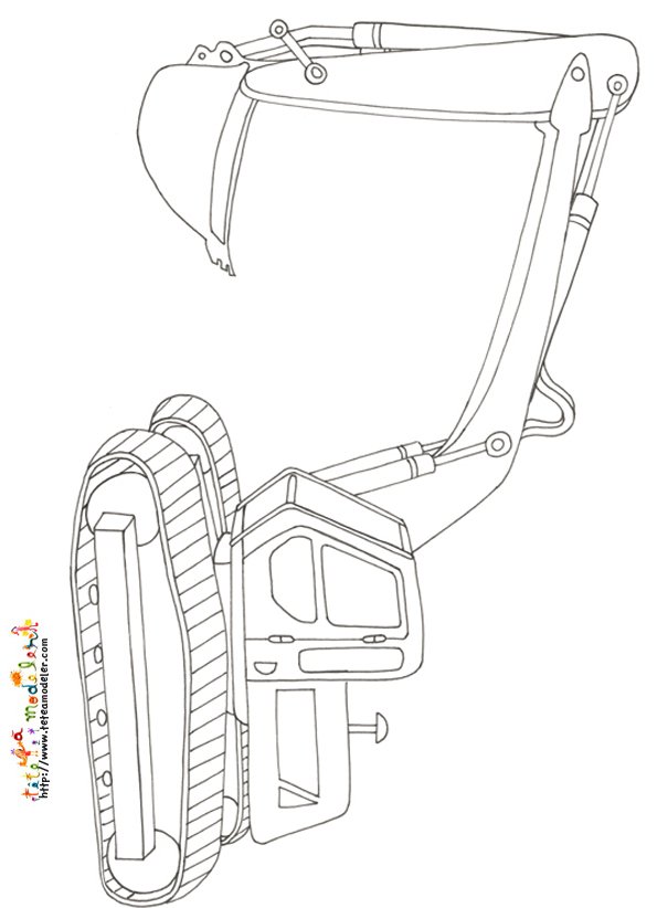 Coloriage pelleteuse
