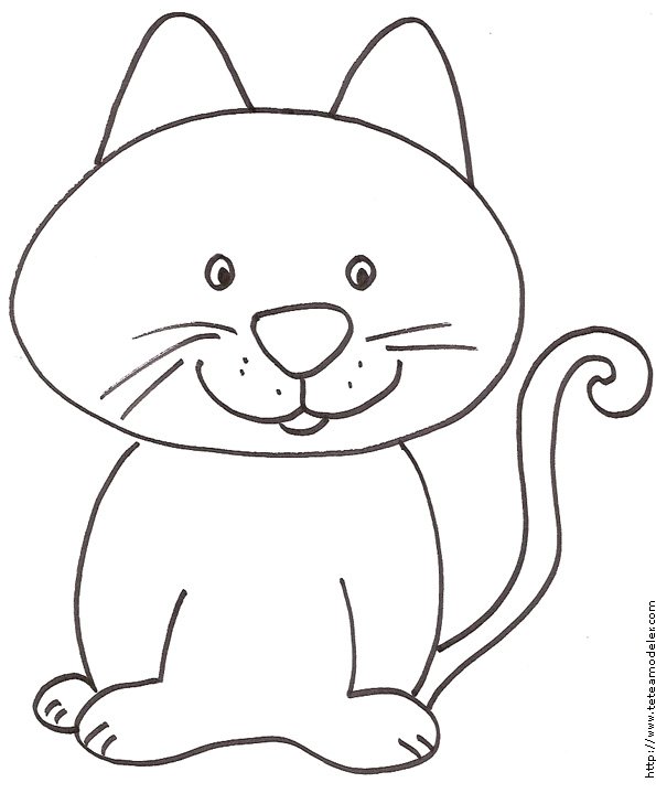 Imprimer le coloriage du chat tout mignon
