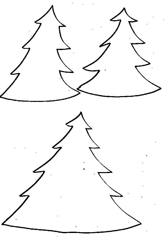 Gabarits pour le hotophore de No&euml;l g&eacute;ant sapins
