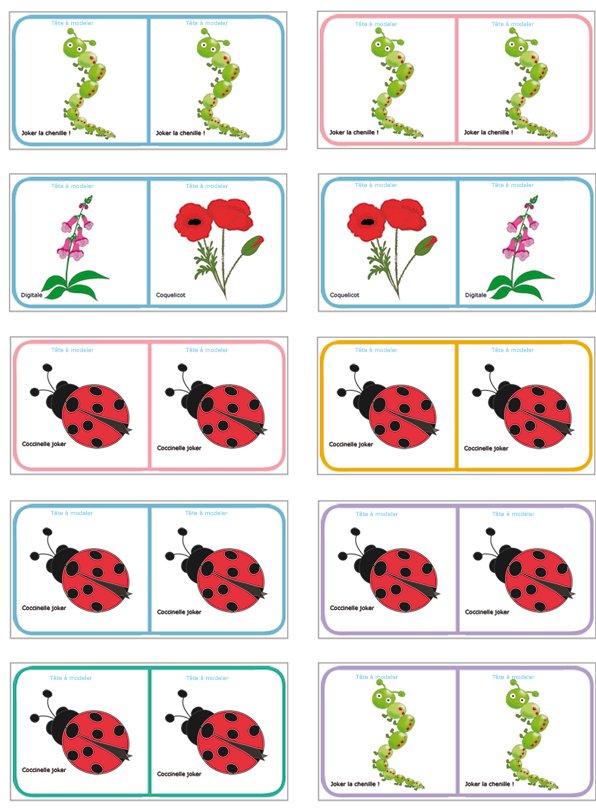 Dominos sur les fleurs 8
