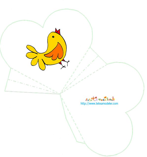 Pochette poussin
