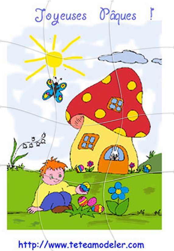 Puzzle joyeuses Paques
