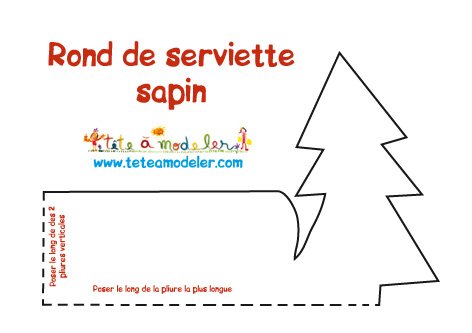 Imprimer le 1/4 de rond de serviette à reproduire