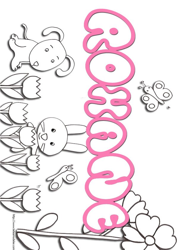 Coloriage ROXANE
