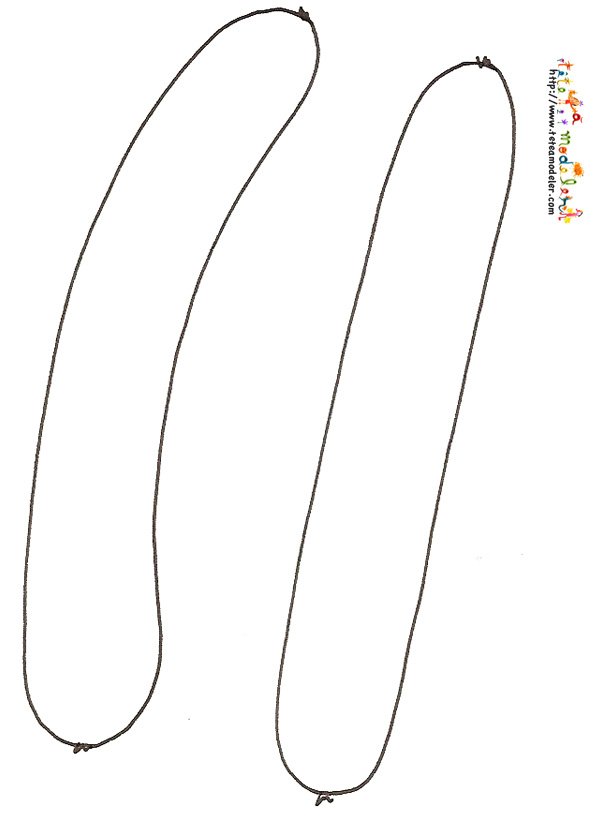 coloriage saucisse
