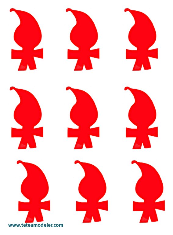 Planche de lutins
