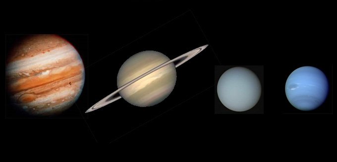 Les plan&egrave;tes gazeuses
