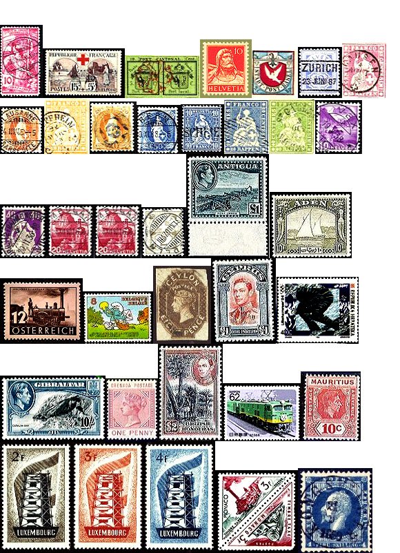 Imprimer la planche de timbres-poste 1