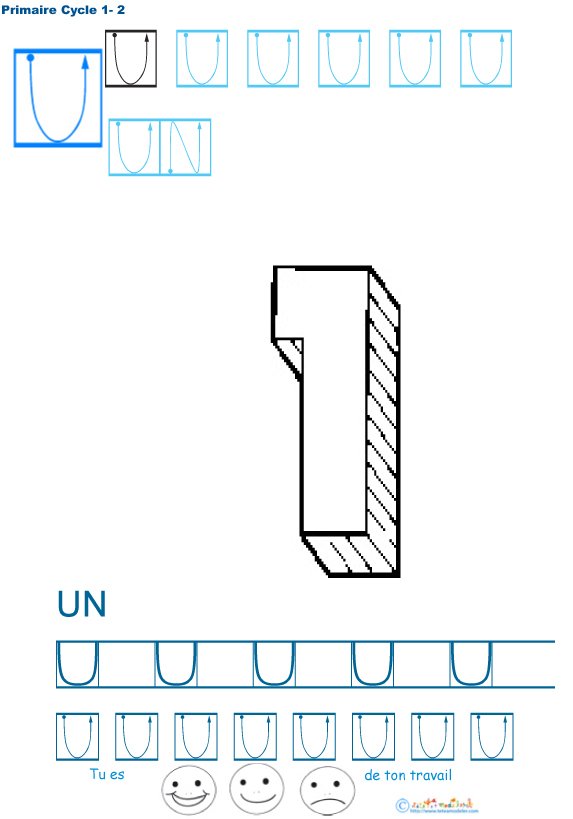 Imprimer la fiche graphisme sur U et un 
