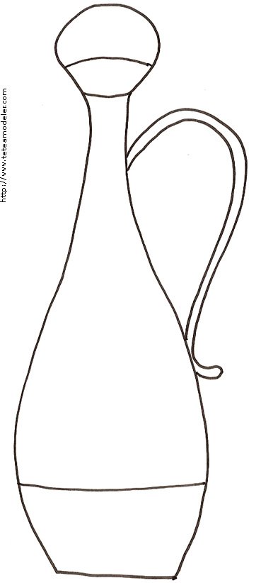 Coloriage d'un vase
