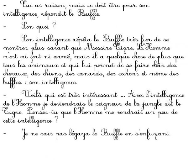 Imprimer la page 4 du conte "Le tigre et le paysan" 