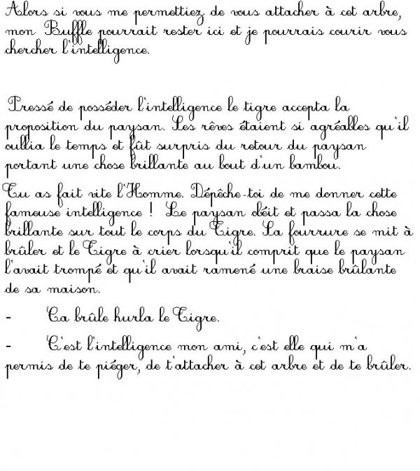 Imprimer la page 7 du conte "Le tigre et le paysan" 