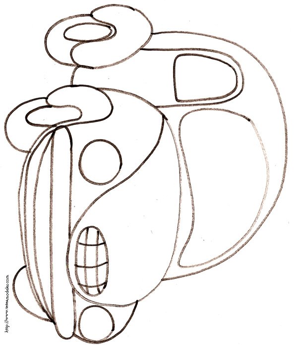 coloriage voiture 2 
