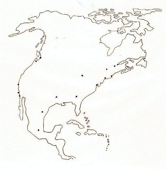 Cartes de l'Am&eacute;rique du nord
