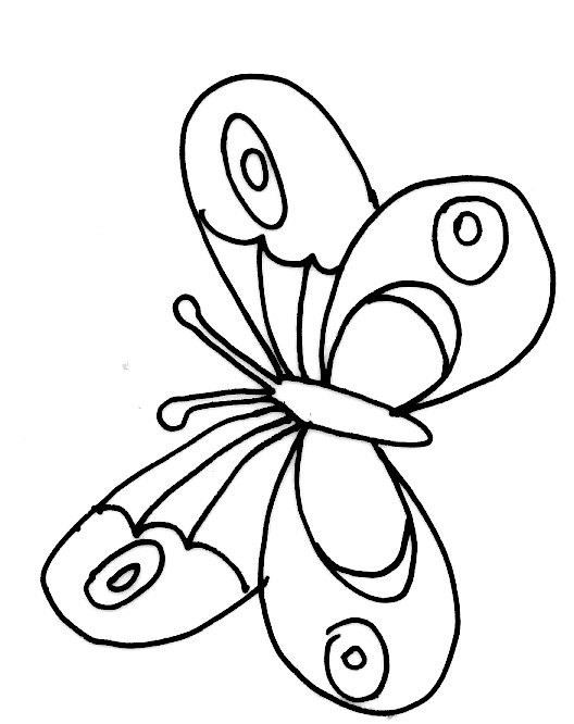 Carte papillons modele 14
