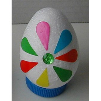 Exemple de décoration d'oeuf motif fleur
